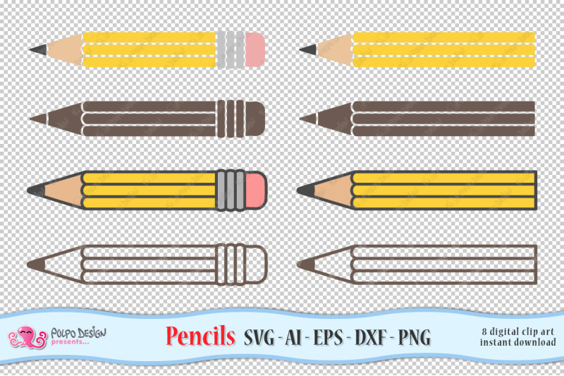 pencil-svg-eps-dxf-ai-and-png
