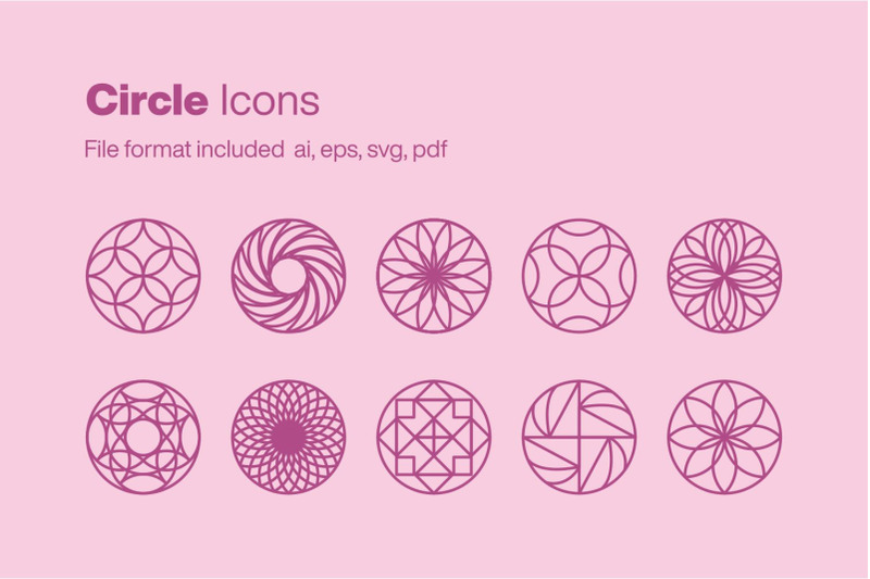 circle-10-icons