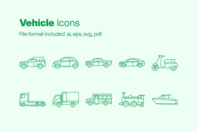 vehicle-10-icons