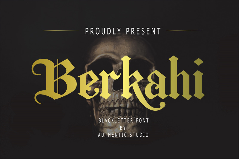 berkahi-blackletter