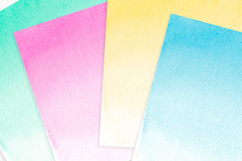 watercolor-digital-paper-colorful-gradient-background