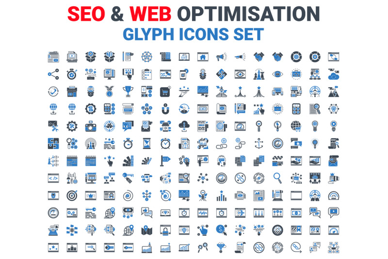 seo-glyph-icons-set
