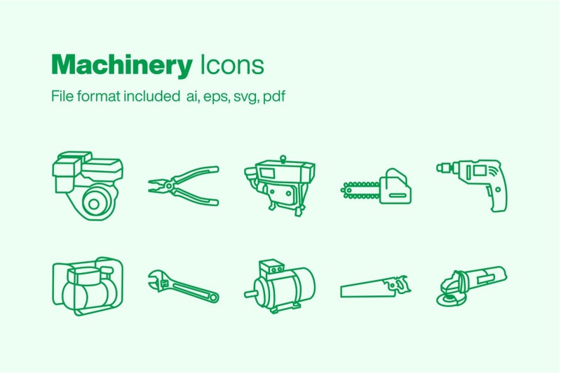 machinery-10-icons