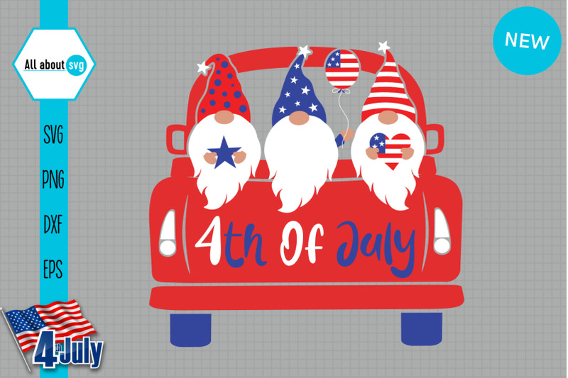 4th-july-gnomies-in-truck-svg