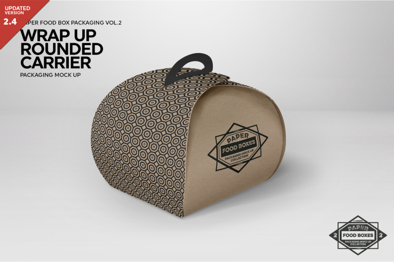 Download Wrap Up Cake Box Carrier Packaging Mock Up Psd Mockup Get Download Logo 3d For Mockup T Shirt Free Mockup Logo