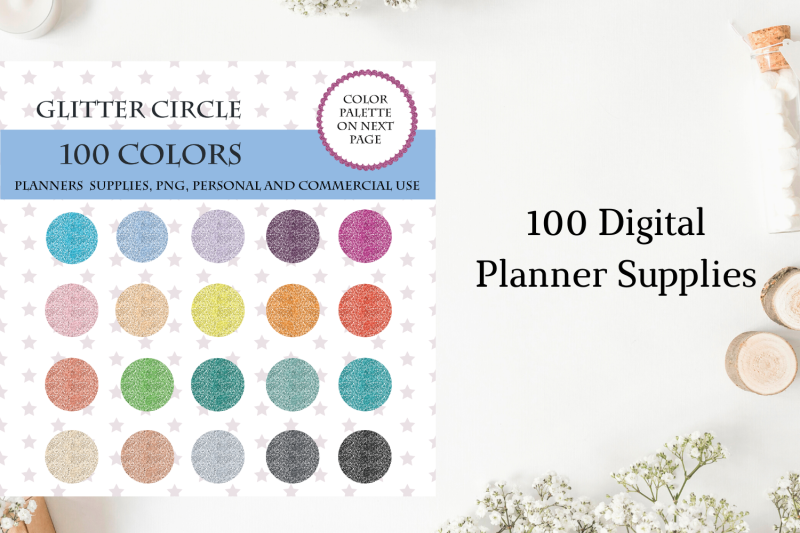 100-glitter-circles-clipart-glitter-circles-for-planner