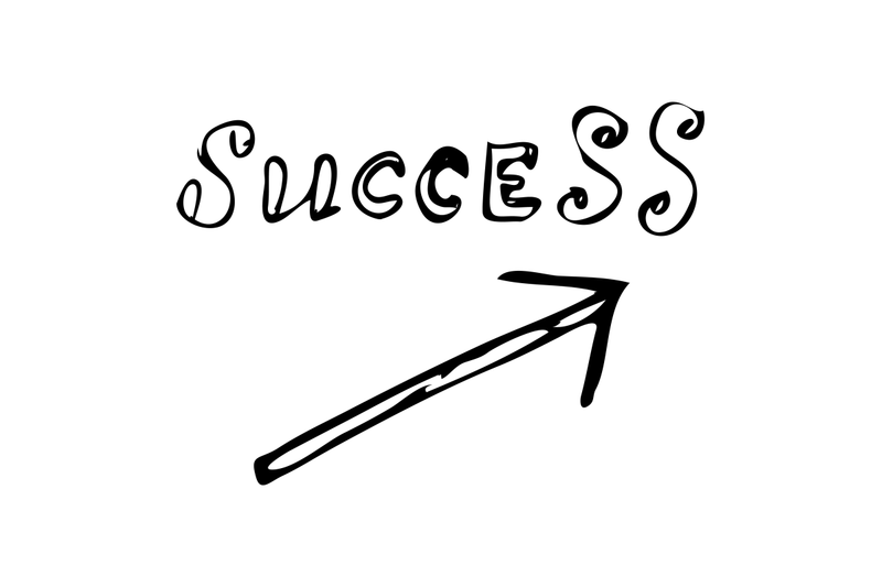 arrow-success-up-hand-drawn