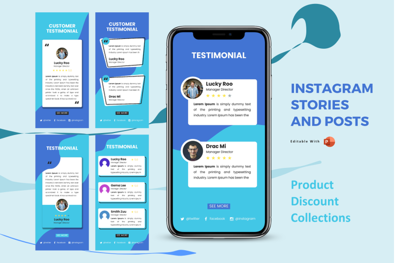 instagram-stories-and-posts-powerpoint-template-testimoni-collection