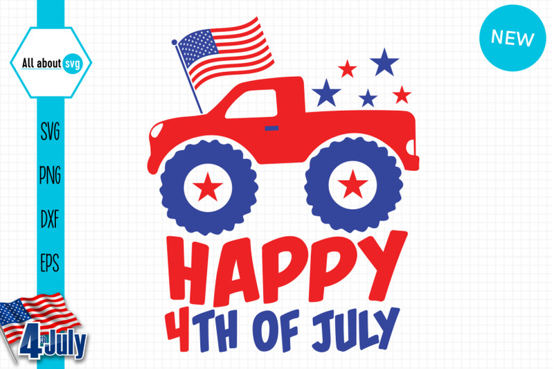 happy-4th-of-july-svg-usa-truck-svg