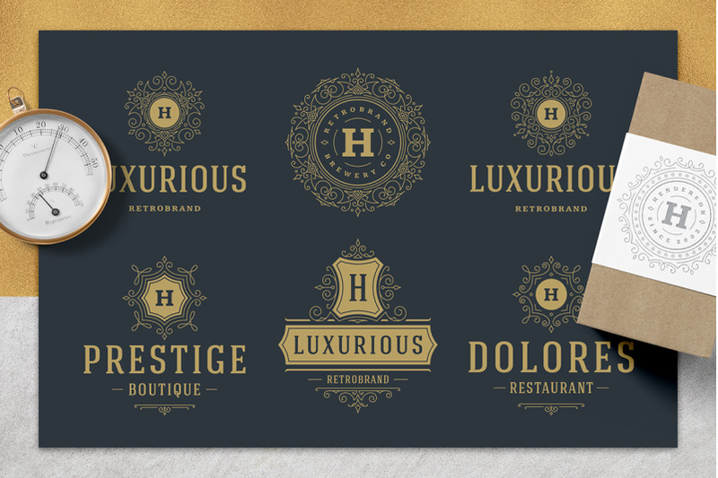 36-luxury-ornament-logos