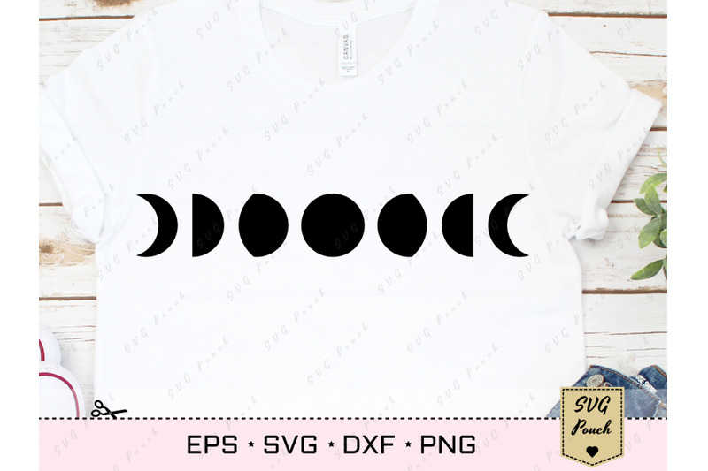 Download Moon Phases SVG By SVGPouch | TheHungryJPEG.com