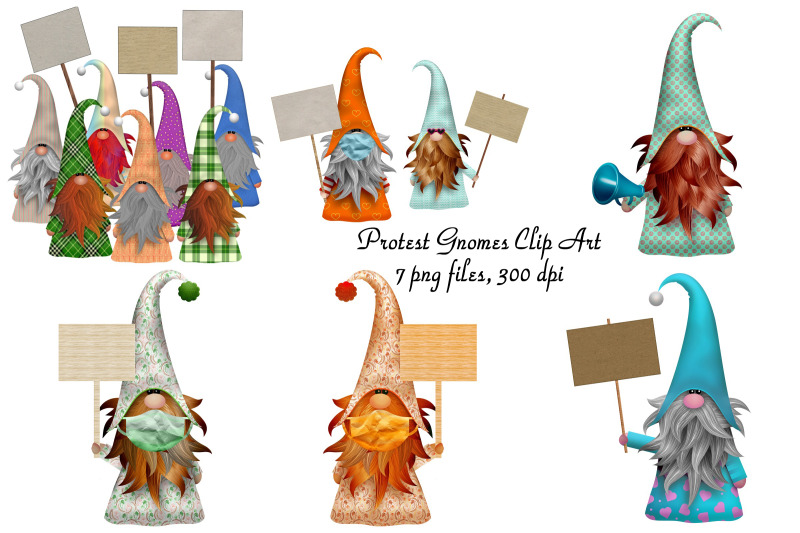 protesting-gnomes-clip-art