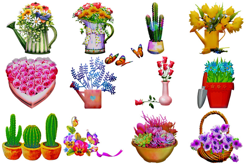 watercolor-floral-arrangements-and-more-clipart
