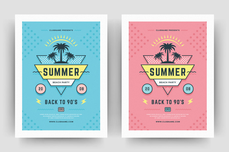 summer-90s-party-flyer-template