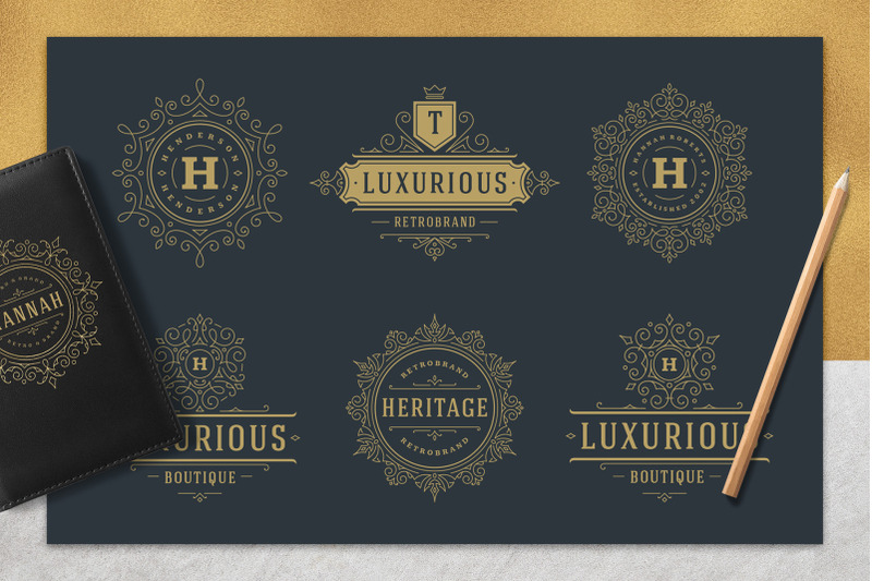 36-luxury-ornament-logos