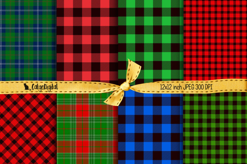 lumberjack-buffalo-plaid-printable-papers