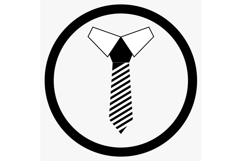 necktie-icon-black-white