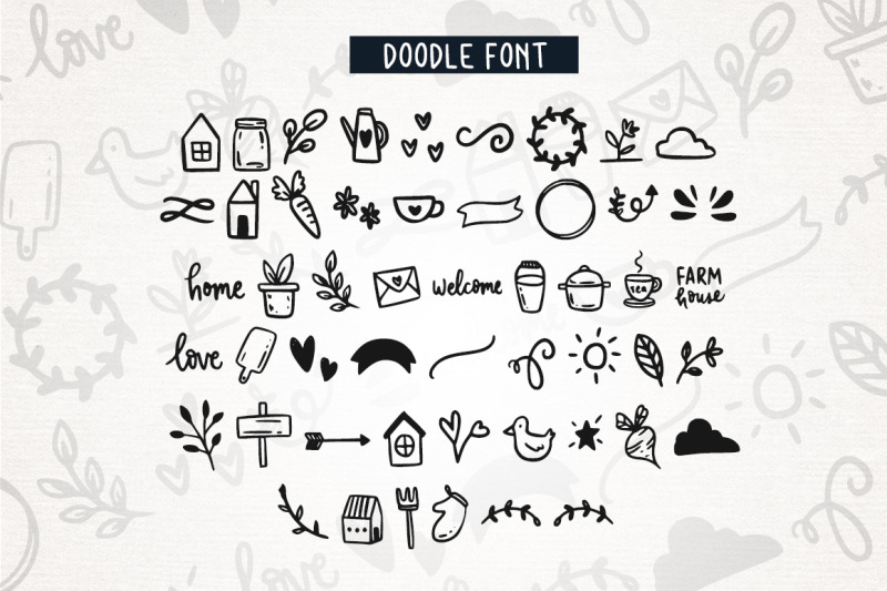 farmhouse-sans-and-doodle-font