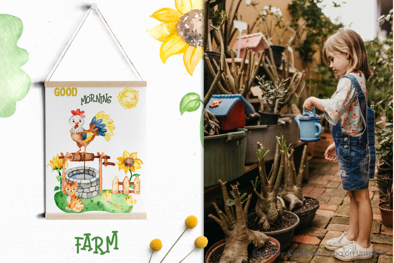 farm-watercolor-clipart-cards-frames-seamless-patterns