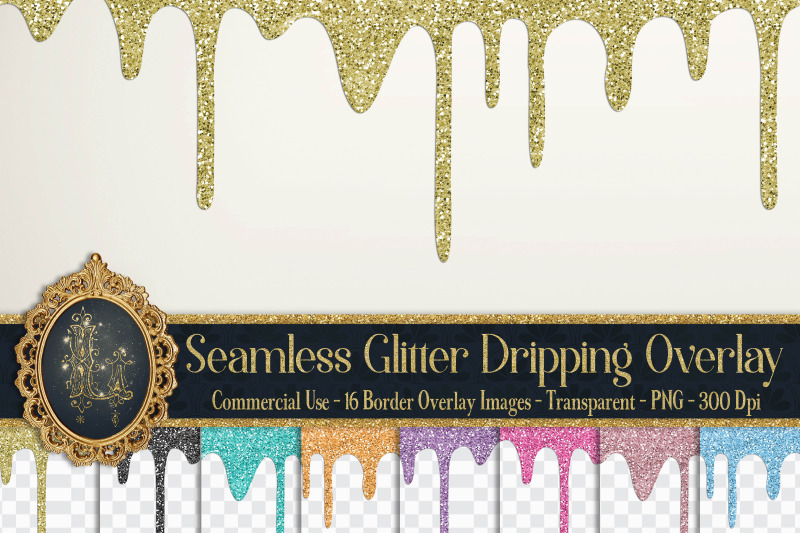 16-seamless-glitter-dripping-melted-overlay-images-16-colors