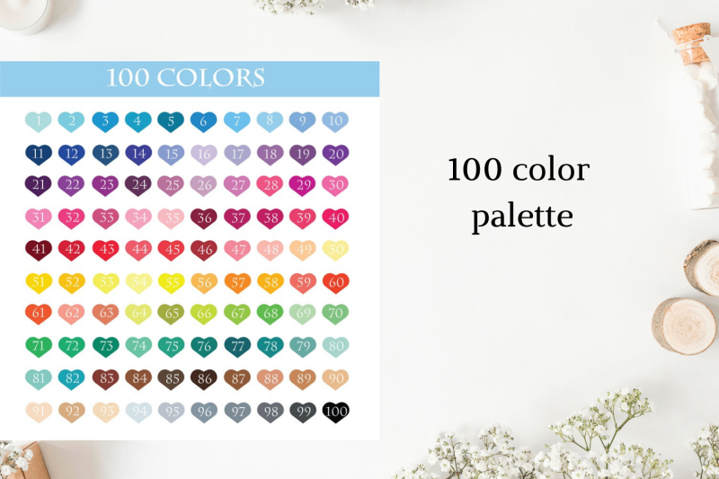 100-banners-flag-with-heart-clipart-printable-stickers-banners-flag-for-scrapbooking