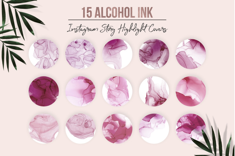 alcohol-ink-instagram-highlights