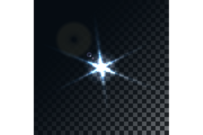 star-flare-on-transparent-background