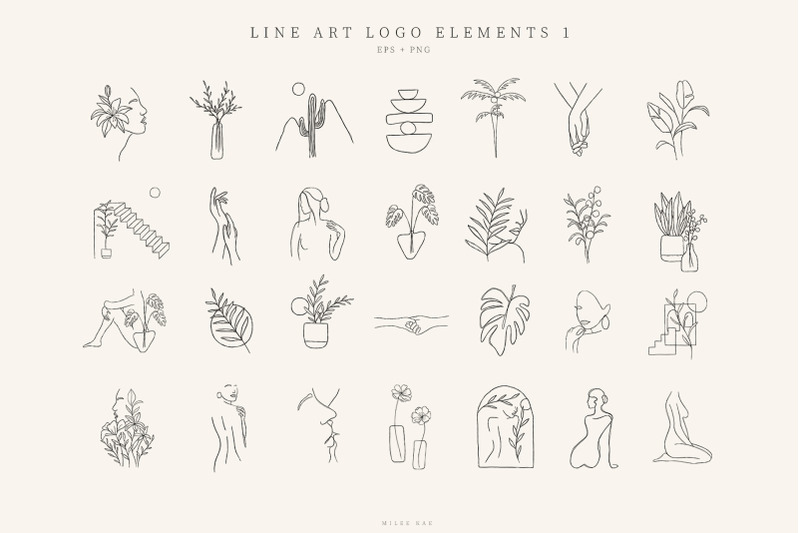 line-art-logo-elements-logo-design-business-illustration-one-line