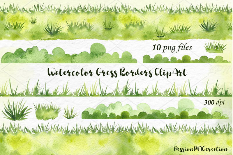 watercolor-grass-borders-clipart
