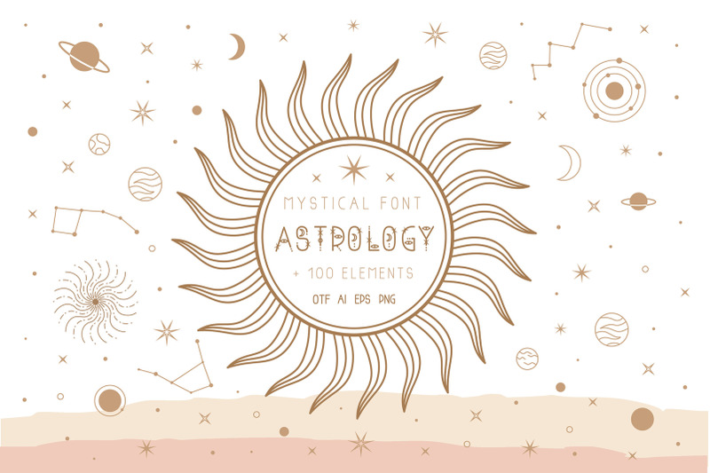 astrology-mystical-font