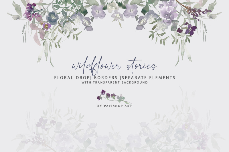 watercolor-wildflower-clipart-floral-drop-borders-and-elements