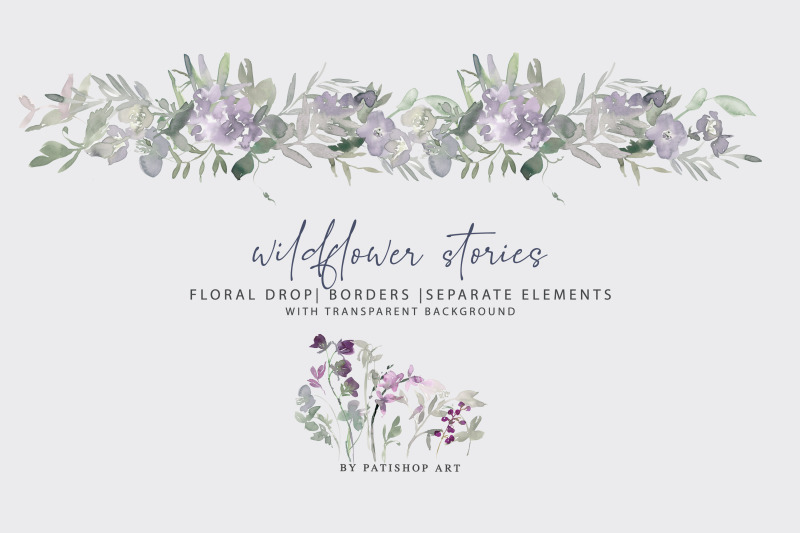 watercolor-wildflower-clipart-floral-drop-borders-and-elements