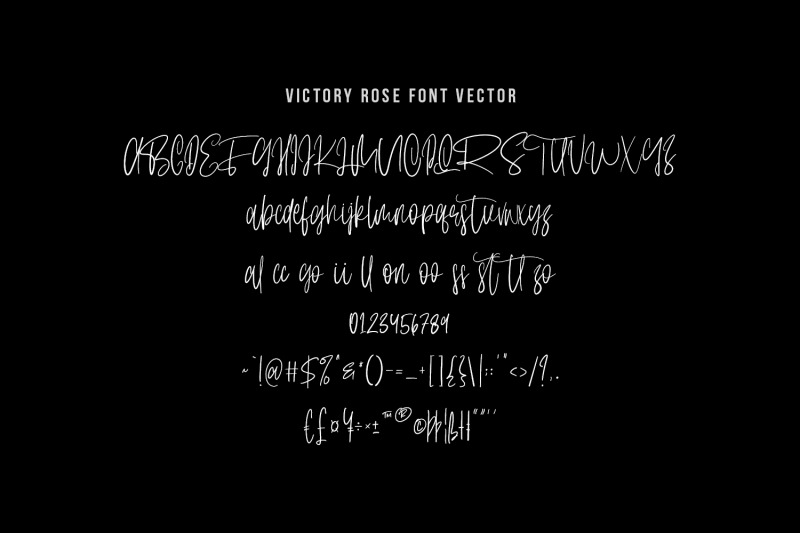 victory-rose-svg-brush-font