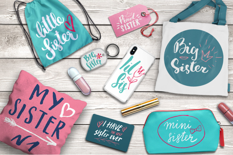 sisters-lettering-quotes-collection