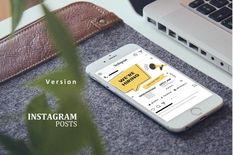 instagram-stories-amp-posts-powerpoint-template-recruitment-collection
