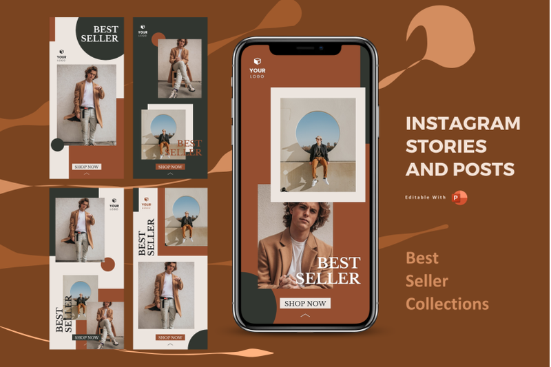 instagram-stories-amp-posts-powerpoint-template-best-seller-collection