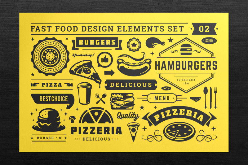 fast-food-design-elements