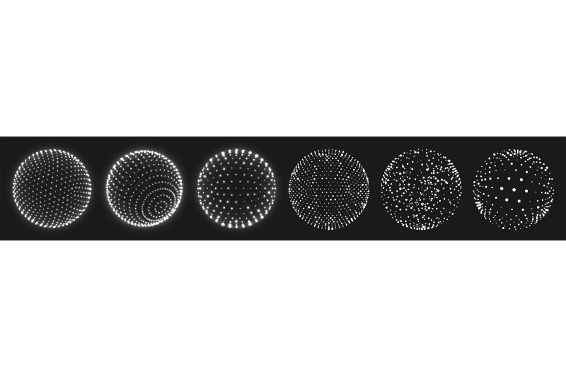 abstract-grid-sphere-realistic-3d-globes-set-with-dots-and-net-or-wir