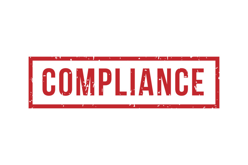 compliance-rubber-red-stamp-square-grunge-red-seal-with-spots-and-scr