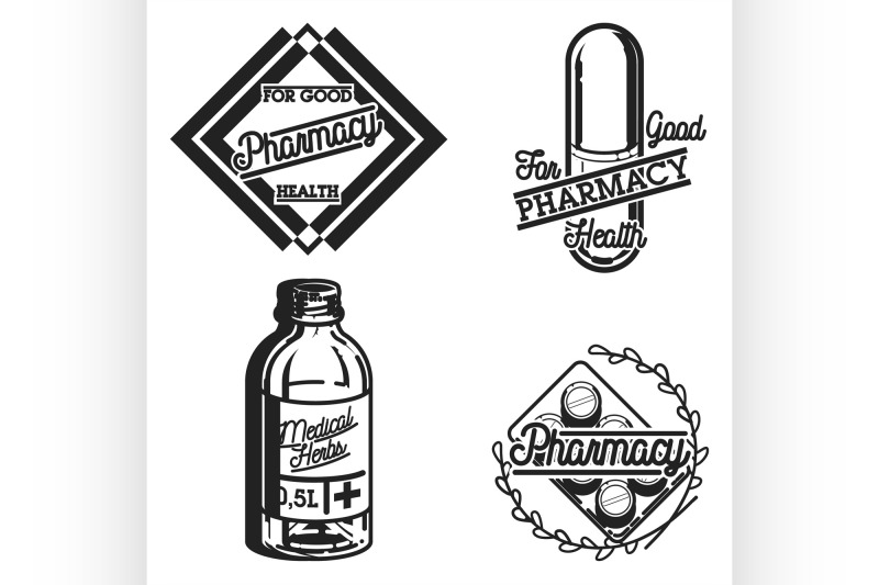 color-vintage-pharmacy-emblems
