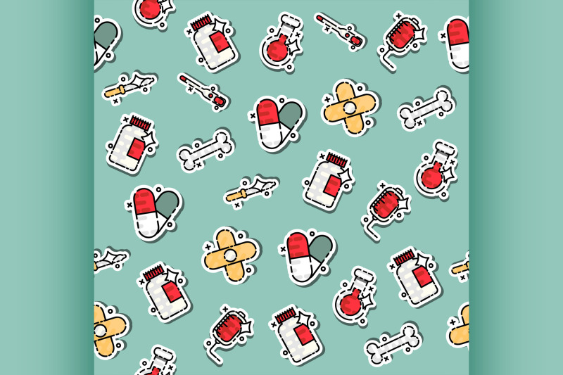 colored-pharmacy-concept-icons-pattern