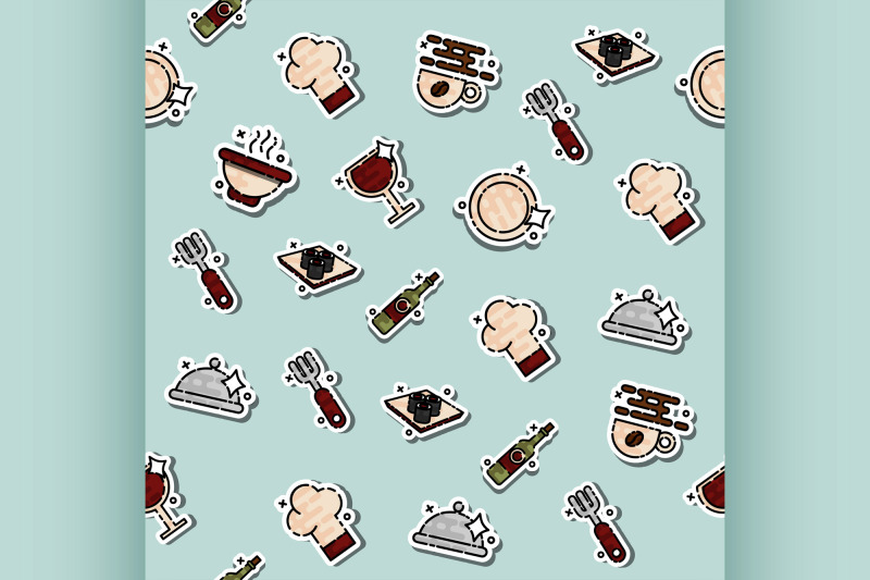 colored-restaurant-concept-icons-pattern