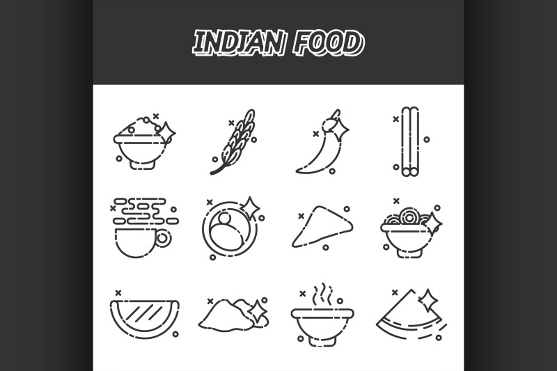 indian-food-cartoon-concept-icons