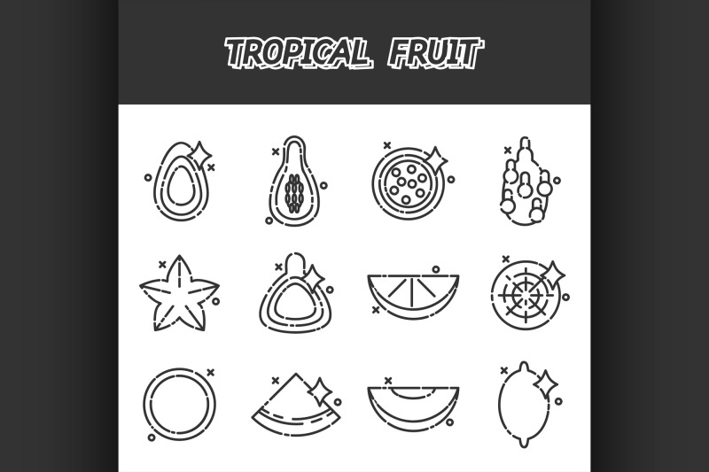 tropical-fruit-cartoon-concept-icons