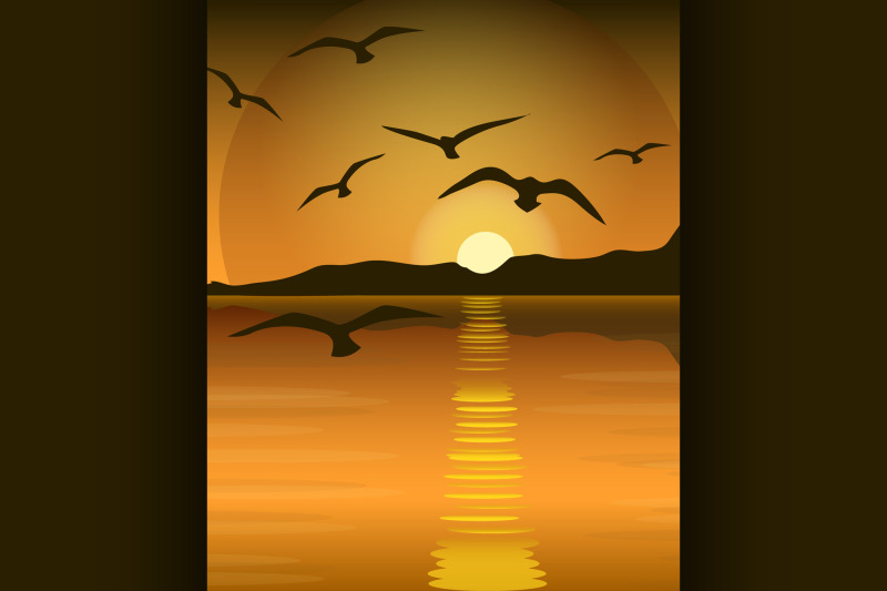 bright-yellow-sunrise-and-sunset-set