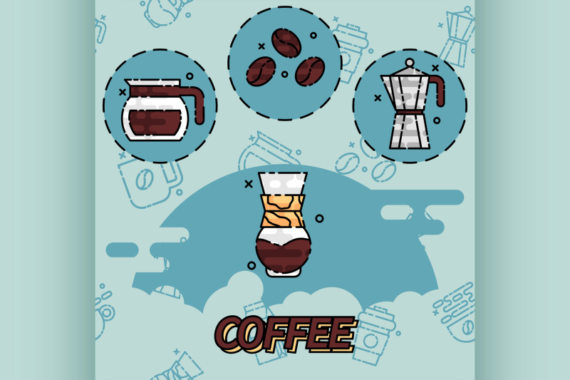 coffee-flat-concept-icons