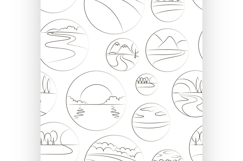 river-and-landscape-icons-pattern