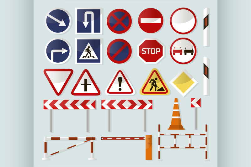road-barriers-and-signs