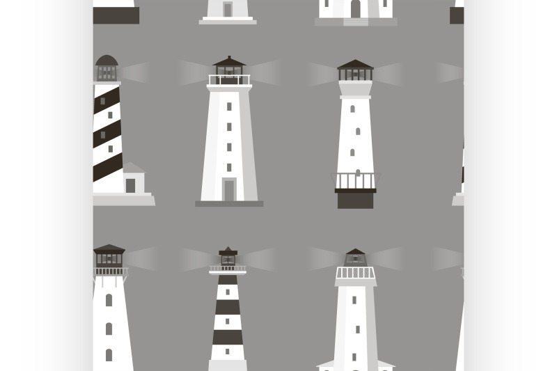 set-of-lighthouses-pattern