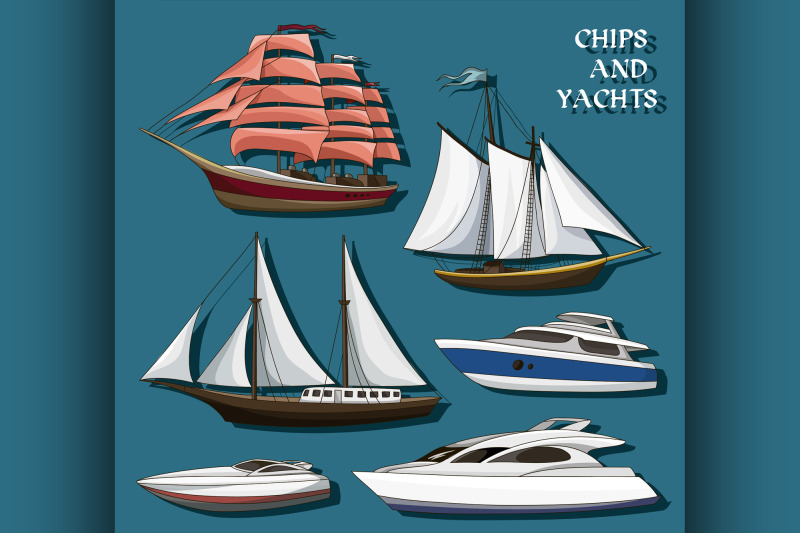 ships-and-yachts-set